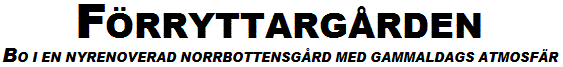 Bed & Breakfast Norrbotten